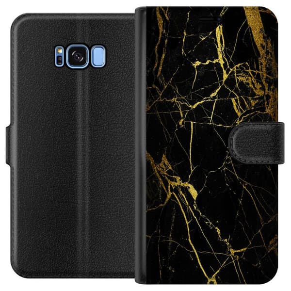 Kompatibelt Plånboksfodral till Samsung Galaxy S8 Marmor