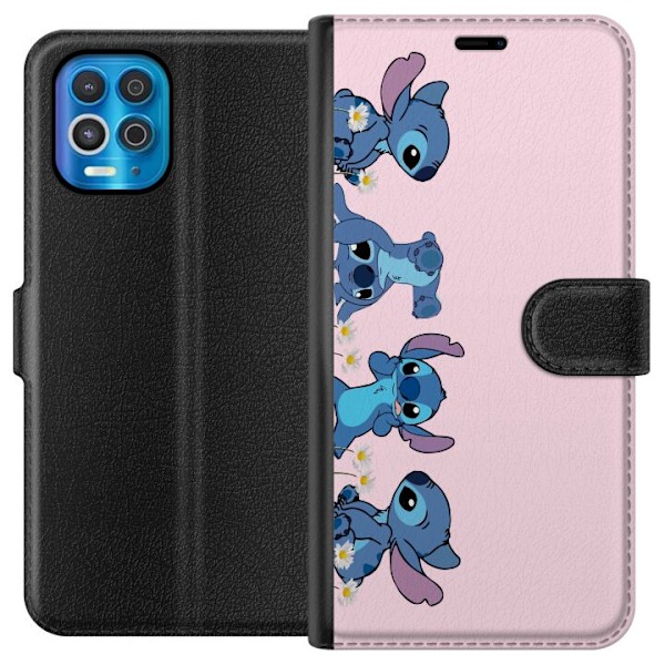 Motorola Edge S Plånboksfodral Stitch Skratt & Bus – Perfek