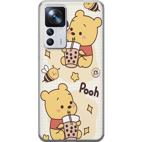Xiaomi 12T Pro Gennemsigtig cover Nalle Pooh-stil - klassisk b