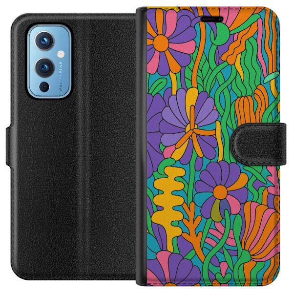 OnePlus 9 Tegnebogsetui Farveeksplosion