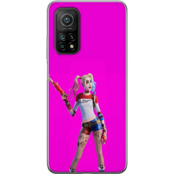 Xiaomi Mi 10T 5G Gennemsigtig cover Fortnite - Harley Quinn