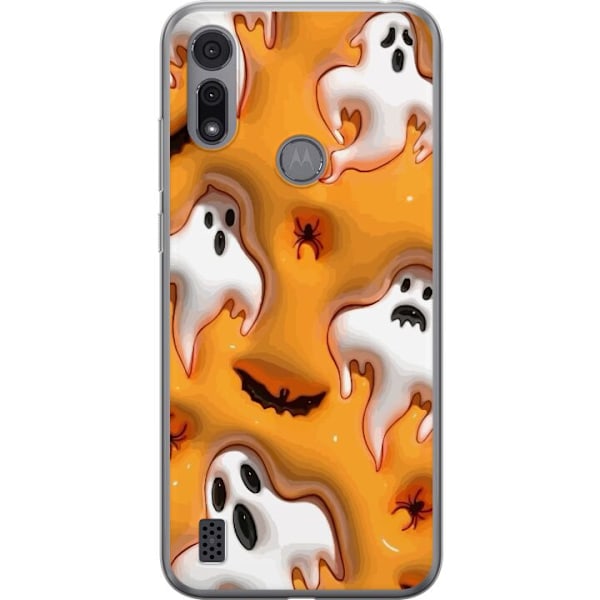 Motorola Moto E6i Läpinäkyvä kuori Halloween 3D 2024