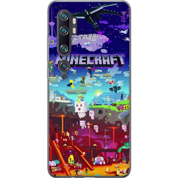 Xiaomi Mi Note 10 Pro Gjennomsiktig deksel Minecraft