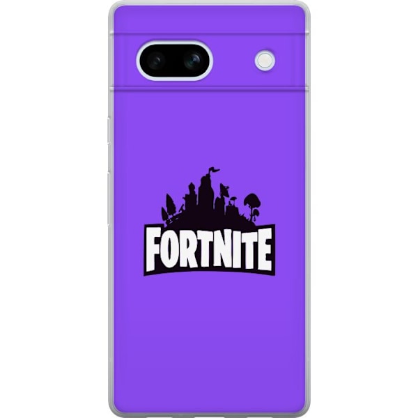 Google Pixel 7a Genomskinligt Skal Fortnite