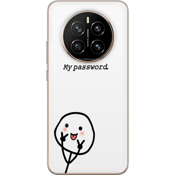 Honor Magic7 Genomskinligt Skal You Don’t Know My Password – edgy textmotiv med attityd