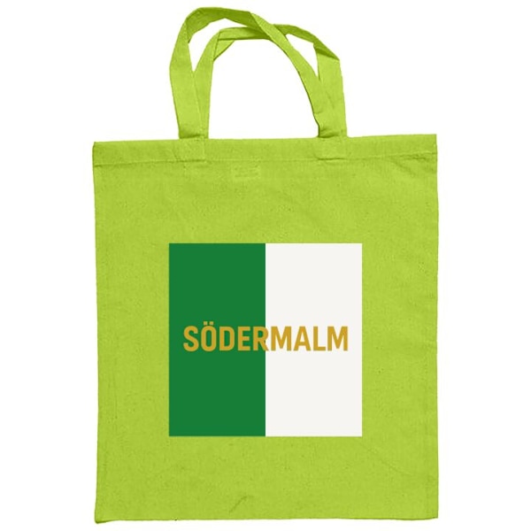 Mulepose | Holdbar Indkøbstaske i Stof Södermalm - fodbold Lysegrøn one size