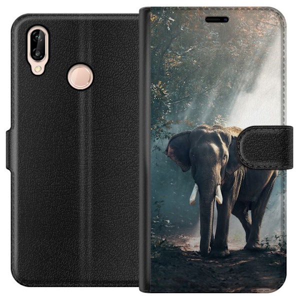 Huawei P20 lite Plånboksfodral Elefant