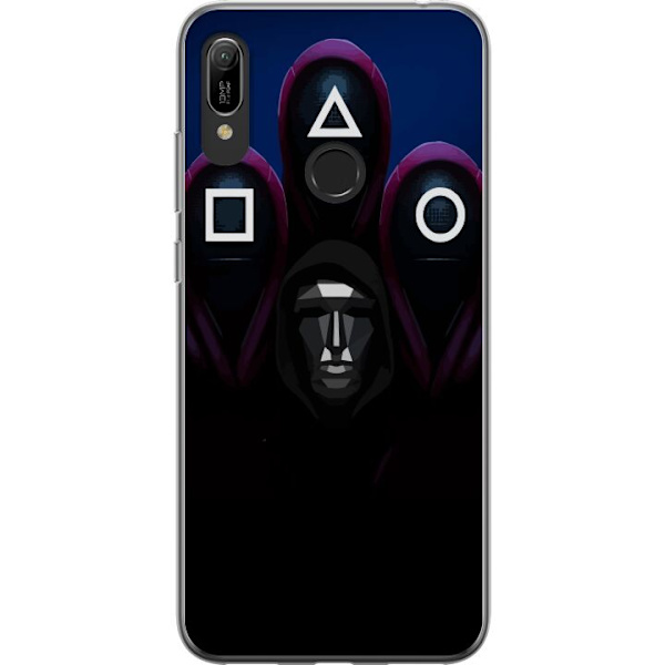 Huawei Y6 (2019) Läpinäkyvä kuori Squid Game Kausi 3 Uudet Ikoni Suosittu Sarja TV Motiivi Aasialainen Draama Trendikäs Graafinen Suunnittelu