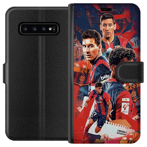 Samsung Galaxy S10 Tegnebogsetui Yamal Lamine x Messi