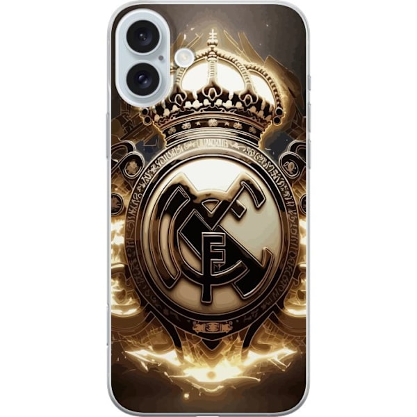 Apple iPhone 16 Plus Gjennomsiktig deksel Real Madrid