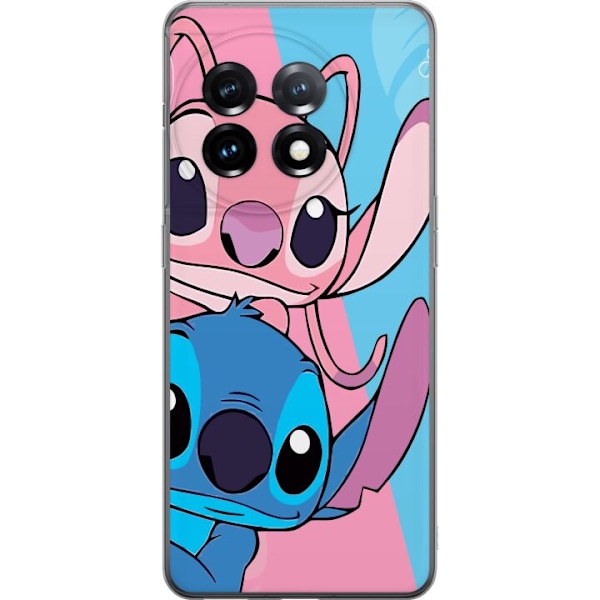 OnePlus 11R Läpinäkyvä kuori Stitch & Angel