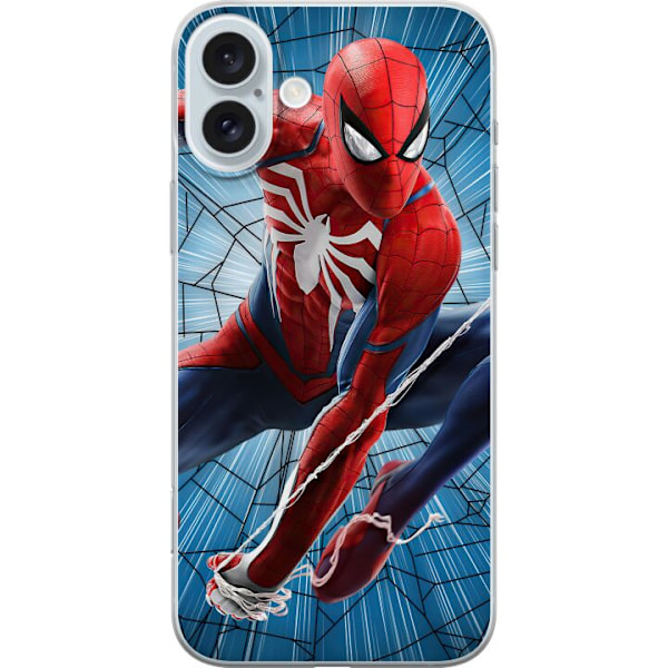 Apple iPhone 16 Plus Gennemsigtig cover Spidermand