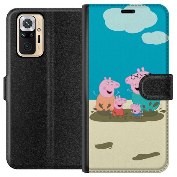 Xiaomi Redmi Note 10 Pro Plånboksfodral Greta Gris Familjen G