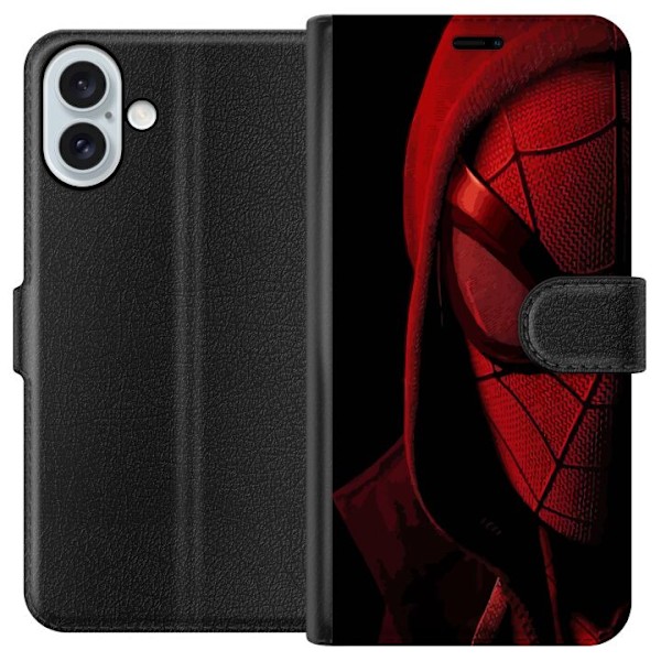 Apple iPhone 16 Plus Lommeboketui Spider-Man