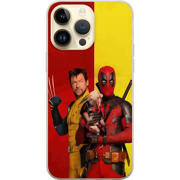 Apple iPhone 14 Pro Max Gjennomsiktig deksel Deadpool & Wolver