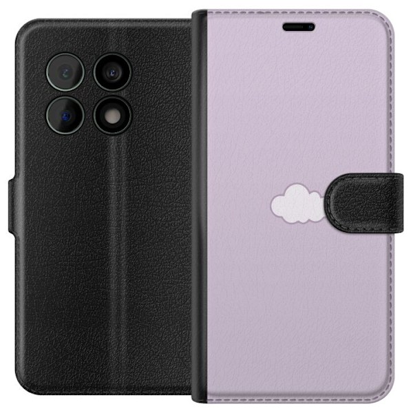 OnePlus 10 Pro Lompakkokotelo Lila Pilvi - minimalistinen pilv