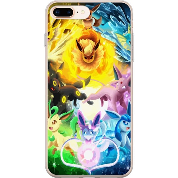 Apple iPhone 7 Plus Gennemsigtig cover Pokemon