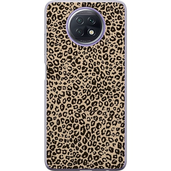 Xiaomi Redmi Note 9T Gennemsigtig cover Leopard Mønster