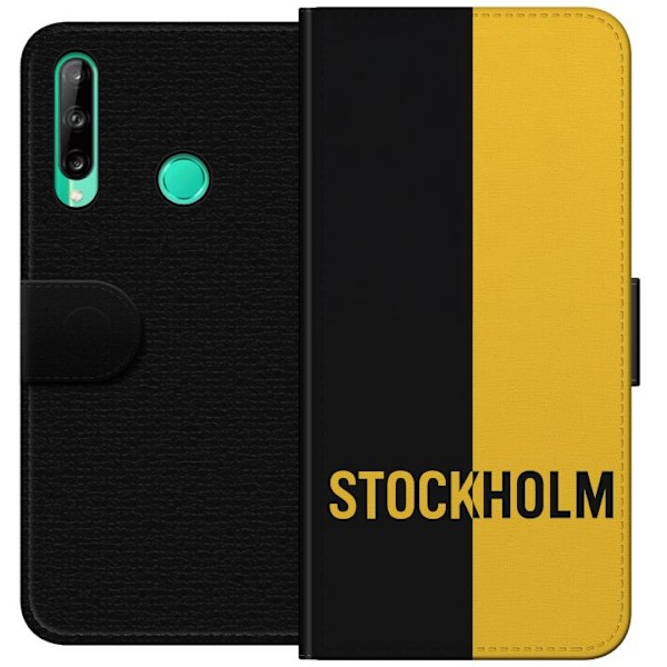 Huawei P40 lite E Lompakkokotelo Stockholm – jalkapallo