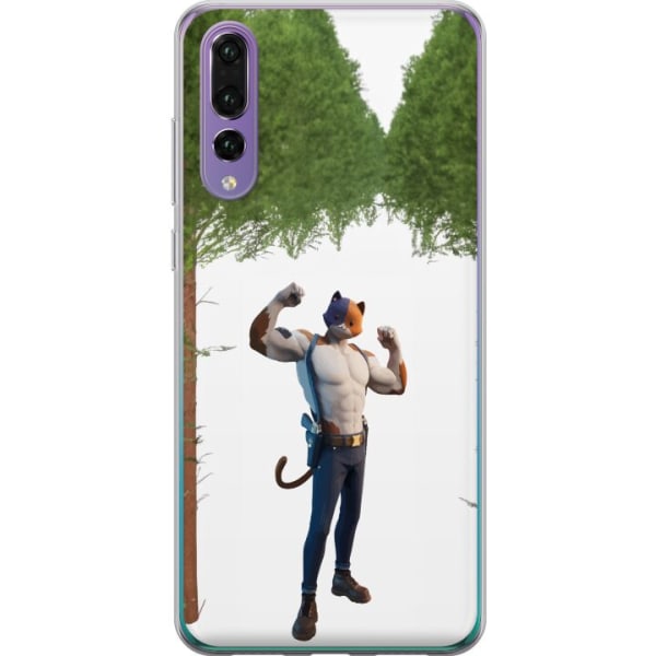 Huawei P20 Pro Gennemsigtig cover Fortnite - Meowscles