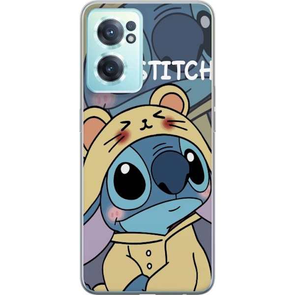 OnePlus Nord CE 2 5G Genomskinligt Skal Stitch