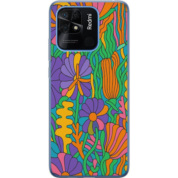 Xiaomi Redmi 10C Läpinäkyvä kuori Värien räjähdys
