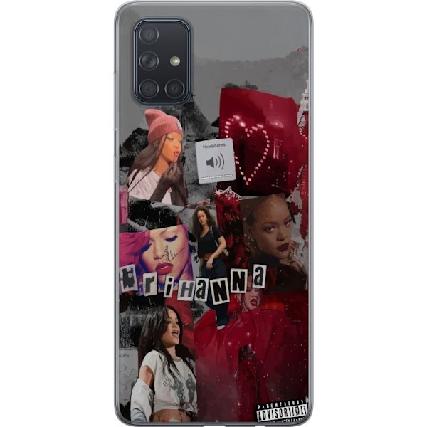 Samsung Galaxy A71 Gjennomsiktig deksel Rihanna – Iconic Fas