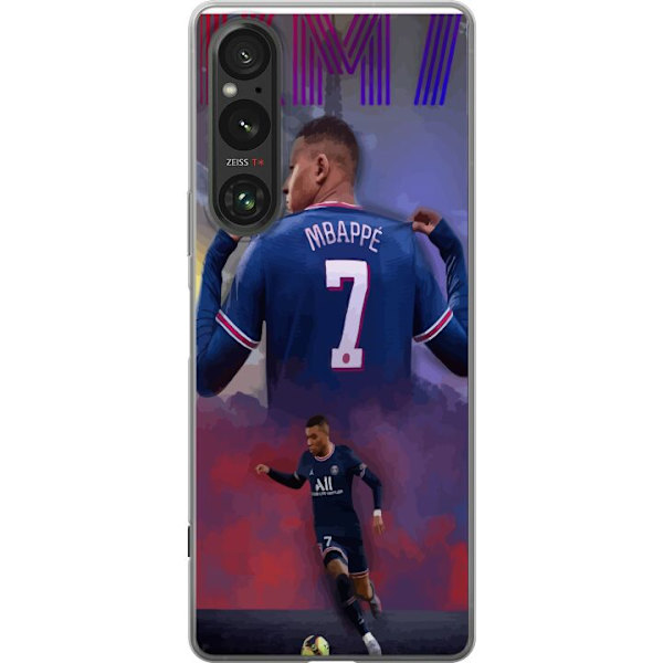 Sony Xperia 1 VI Läpinäkyvä kuori MAP Jalkapallo Design Graafinen Kuviointi Moderni Urheiluaihe Trendikäs Jalkapallo Suosittu Graafinen Tyyli Moti