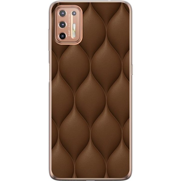 Motorola Moto G9 Plus Genomskinligt Skal Cocoa Scales