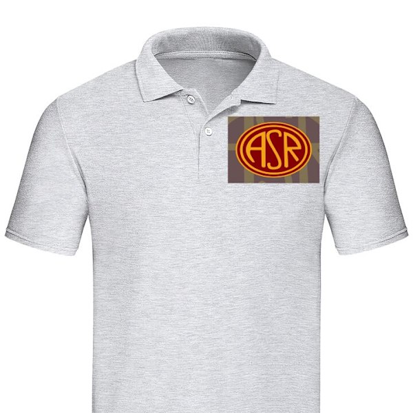 Piqué for Voksen | Elegant Piquégenser AS Roma Grå XX-Large