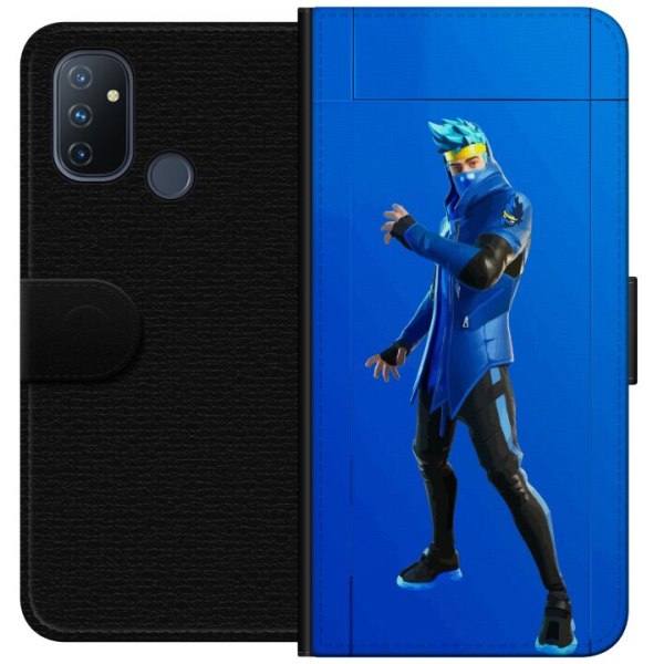 OnePlus Nord N100 Lommeboketui Fortnite - Ninja Blue