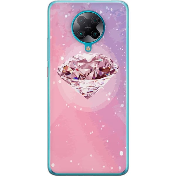 Xiaomi Poco F2 Pro Gennemsigtig cover Glitter Diamant