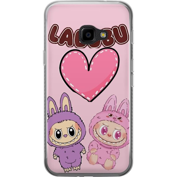 Samsung Galaxy Xcover 4 Genomskinligt Skal Labubu Pink Monster