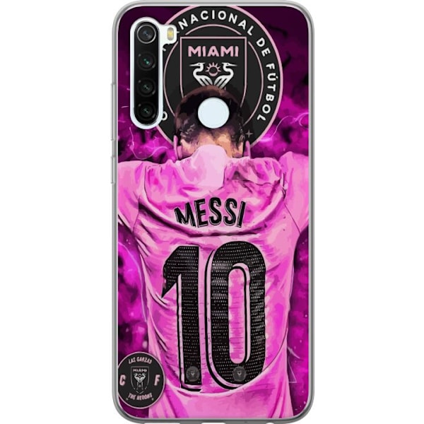 Xiaomi Redmi Note 8 Genomskinligt Skal Messi