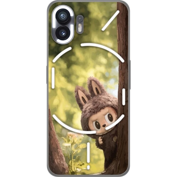 Nothing Phone (2) Genomskinligt Skal Labubu Graffiti Vibes –