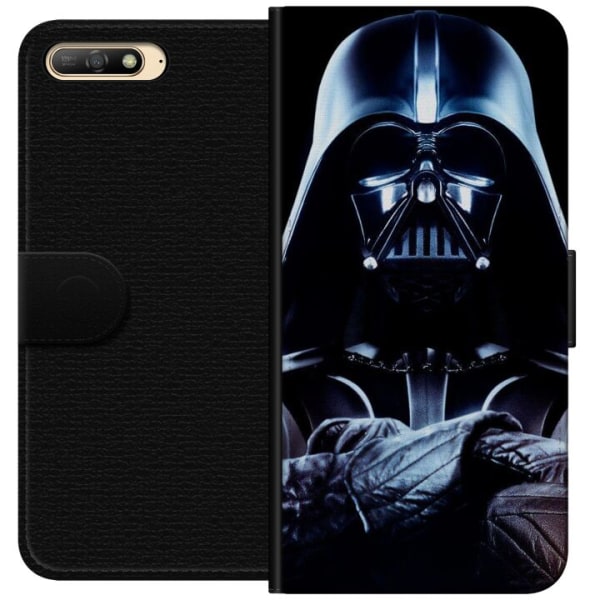 Huawei Y6 (2018) Tegnebogsetui Darth Vader