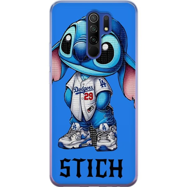 Xiaomi Redmi 9 Genomskinligt Skal Stitch