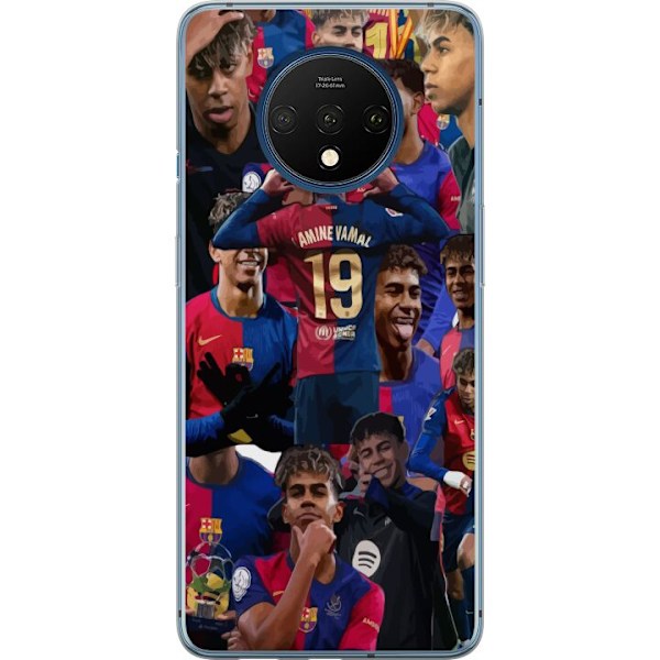 OnePlus 7T Läpinäkyvä kuori Lamine Yamal mobiilikotelo jalkapallofaneille