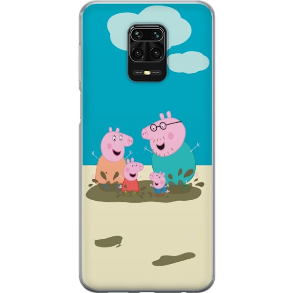 Xiaomi Redmi Note 9S Gjennomsiktig deksel Greta Gris Familien