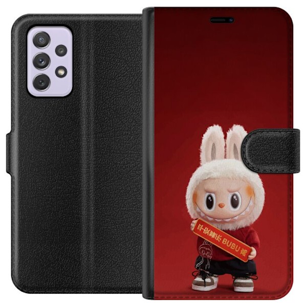 Samsung Galaxy A52s 5G Lompakkokotelo Pop Mart The Monsters Labubu Onnea Vinyl Nukke