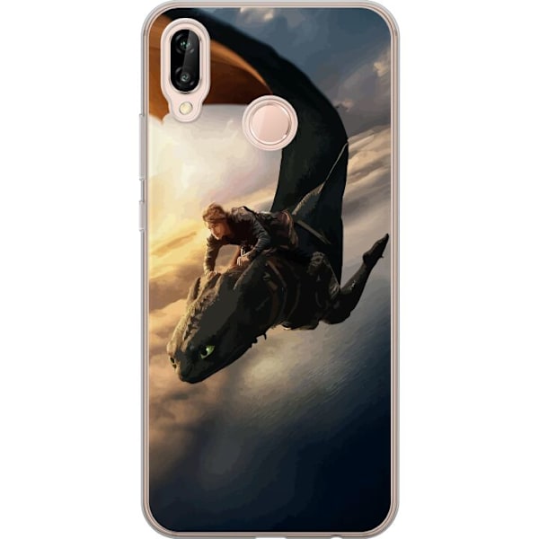 Huawei P20 lite Genomskinligt Skal Draktränaren