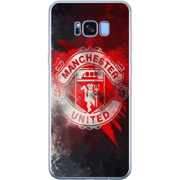Samsung Galaxy S8+ Gennemsigtig cover Manchester United