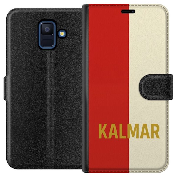 Samsung Galaxy A6 (2018) Lompakkokotelo Kalmar - jalkapallo