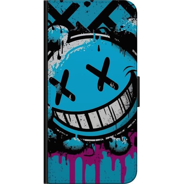 Kompatibelt Lommeboketui til Samsung Galaxy A03s Glad