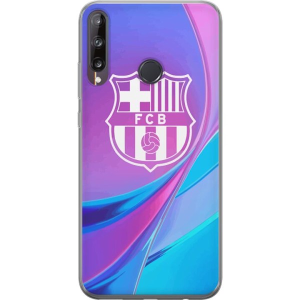 Huawei P40 lite E Genomskinligt Skal FC Barcelona