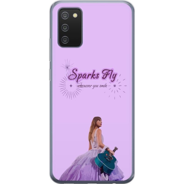Samsung Galaxy A02s Gjennomsiktig deksel Taylor Swift - Sparks