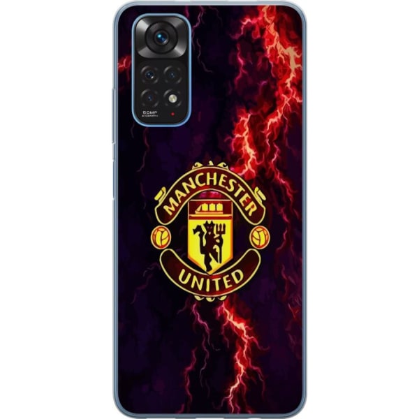 Xiaomi Redmi Note 11S Gennemsigtig cover Manchester United