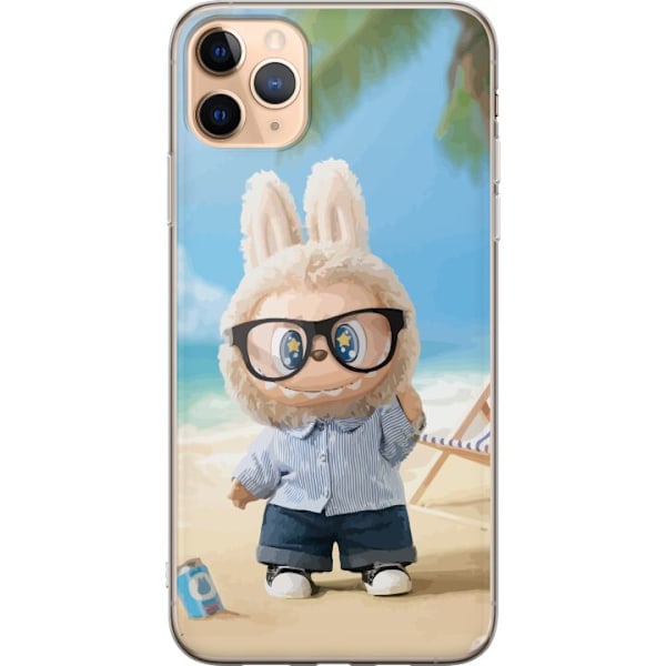 Apple iPhone 11 Pro Max Läpinäkyvä kuori Labubu Tummat Unelmat