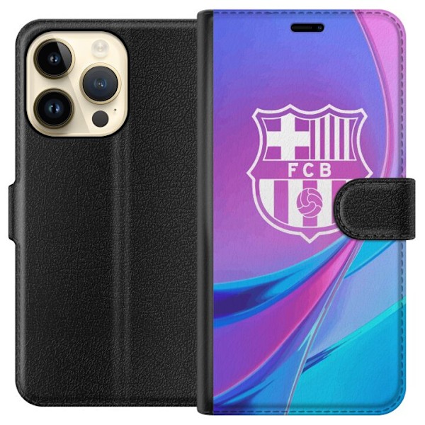 Apple iPhone 15 Pro Lommeboketui FC Barcelona