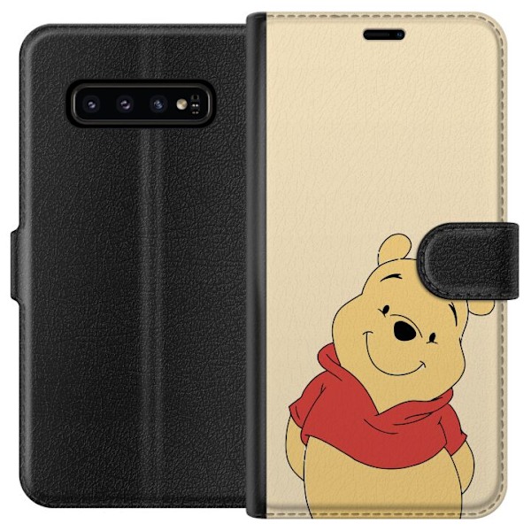 Samsung Galaxy S10 Tegnebogsetui Nalle Puh
